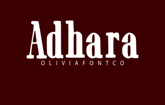 Adhara: A Serif Font with a Romantic Handwritten Soul