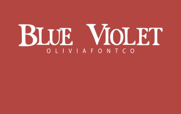 Blue Violet: A Font That Adds Romance to Every Craft Project