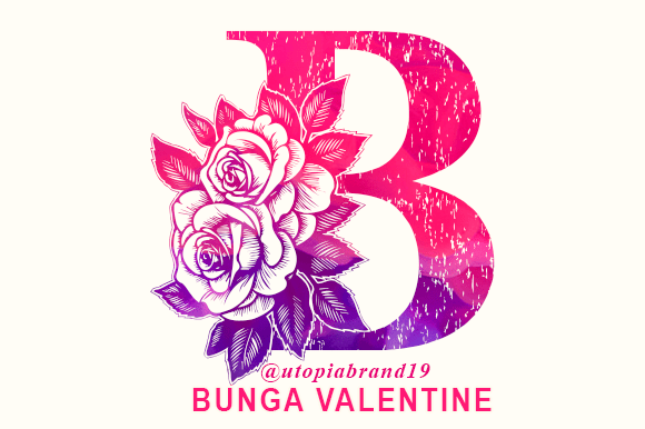 Bunga Valentine Monogram: A Font for Heartfelt Design