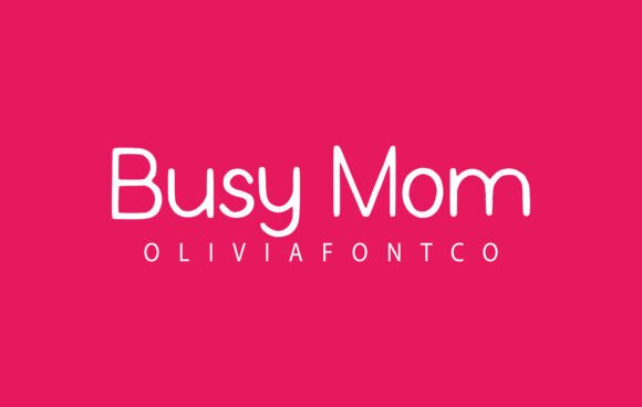 Busy Mom: A Versatile Sans Serif Font for Editorial Design
