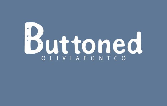 Buttoned Font: A Serif Serenade for Handmade Creators