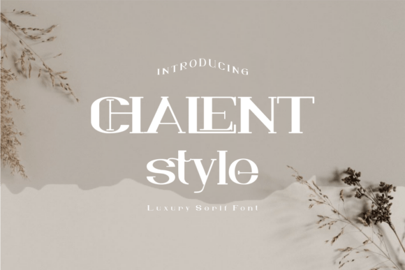 Chalent Style: A Serif Font for Timeless Editorial Design