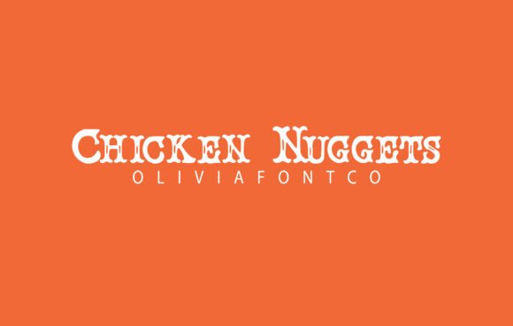 Chicken Nuggets: A Romantic Blackletter Font for Editorial Design