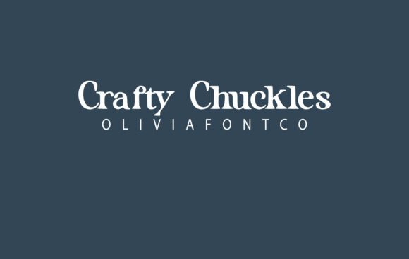 Crafty Chuckles: A Serif Font for Handmade Creativity