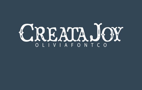 Creatajoy: A Font That Elevates Editorial Design