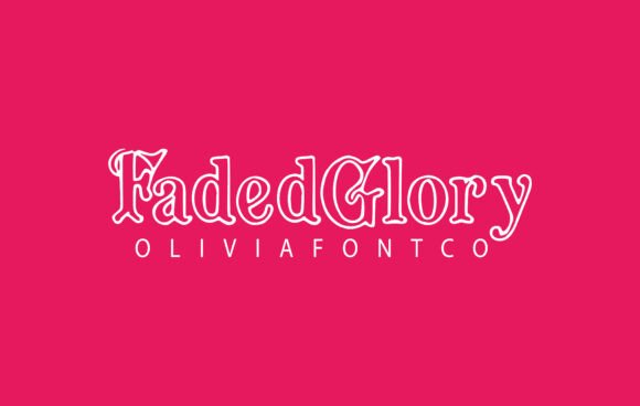 Fadedglory Font: Elevate Your Brand with a Timeless Serif Typeface