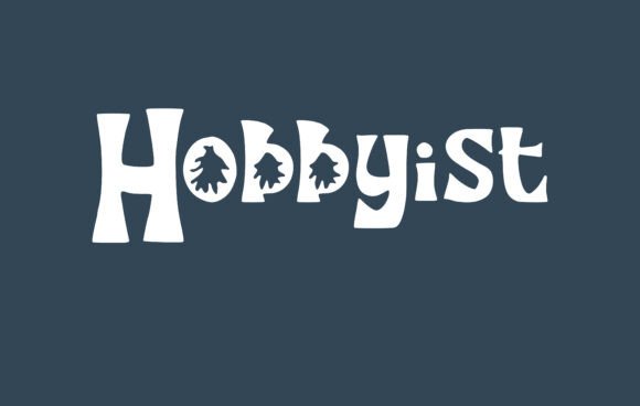 Hobbyist: A Romantic Display Font for Creative Campaigns