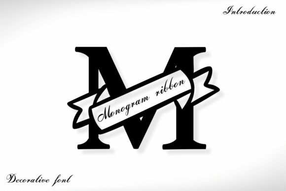 Monogram Ribbon: A Timeless Decorative Font for Branding
