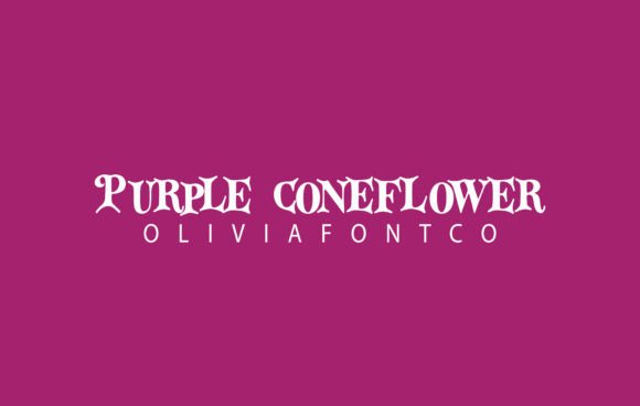 Purple Coneflower Font Review