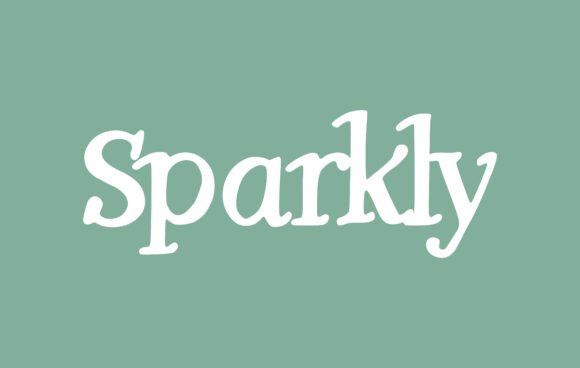 Sparkly Font: Elevate Your Brand with a Romantic Serif Typeface