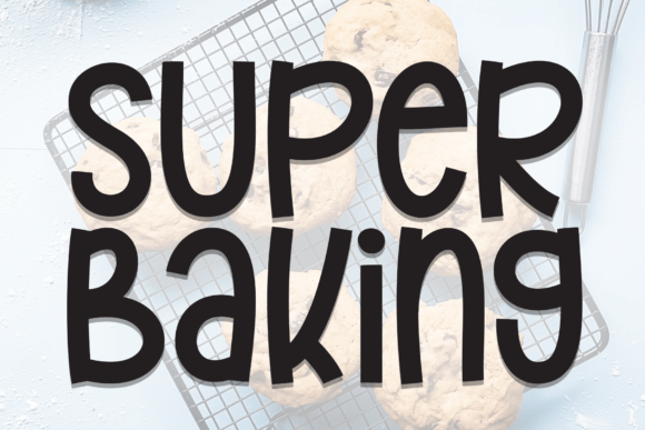 Super Baking: A Playful Handwritten Display Font for Artful Branding